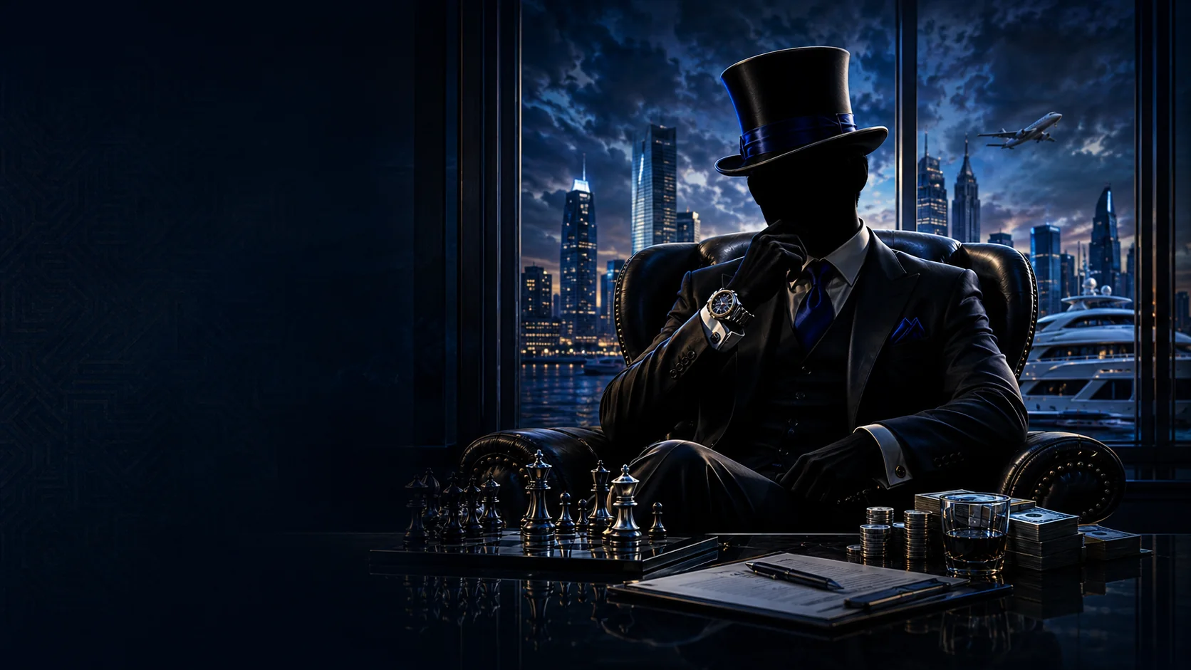JD Trillionaire midnight executive strategy artwork